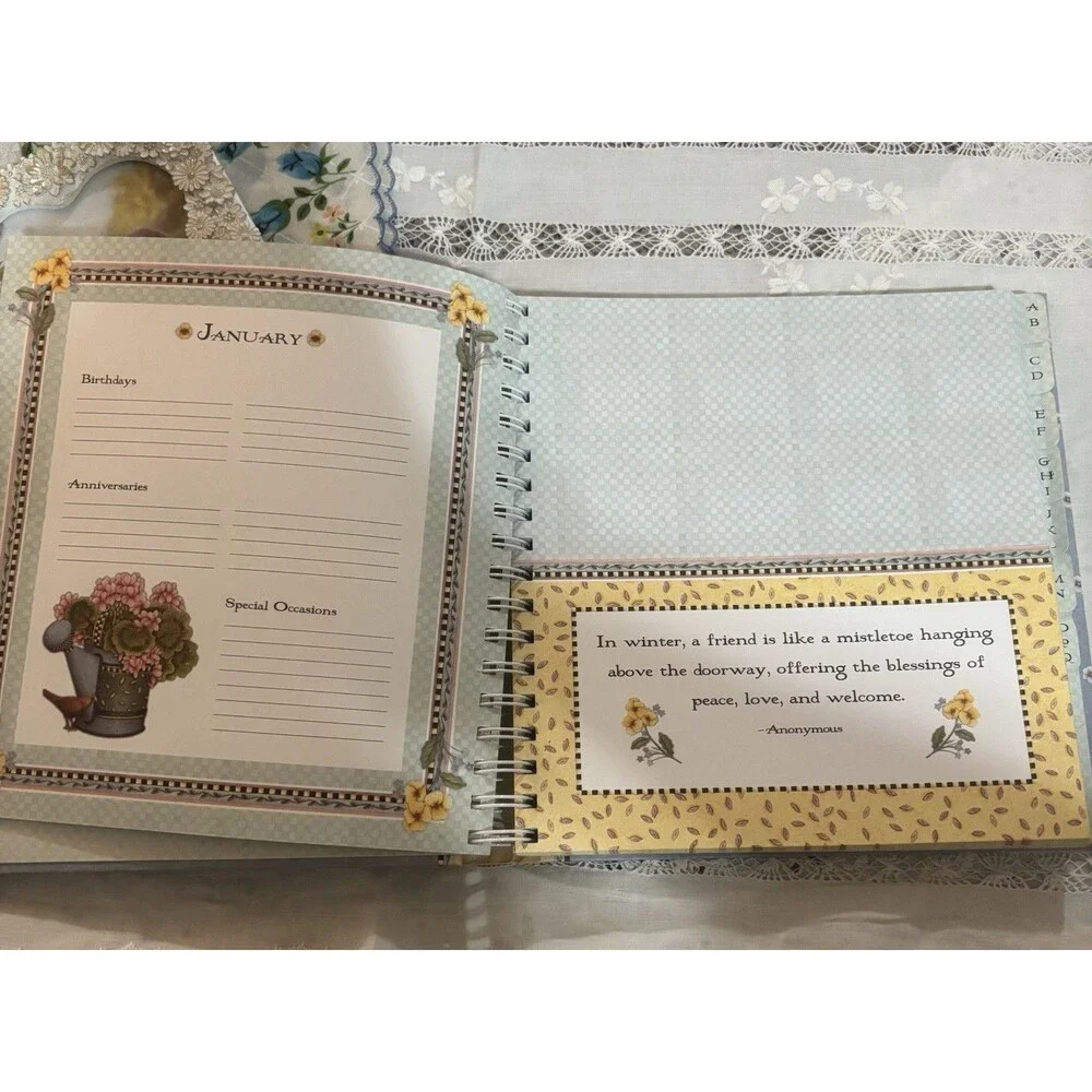 Vintage Cottagecore Stationery Lot Cards Organizer Hankie Frame Paper Ephemera